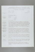 Letter from Alice Paquier to Elizabeth Palmer, October 22, 1979
