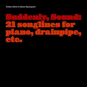 Suddenly, Sound: 21 songlines for piano, drainpipe, etc.