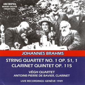 Johannes Brahms: String Quartet No.1 Op. 51; Clarinet Quintet Op. 115