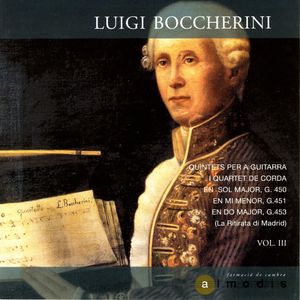 Luigi Boccherini: Quintets Per A Quitarra I Quartet De Corda G.450, G.451, G.453, Vol. 3