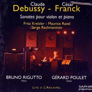 Bruno Rigutto/Gerard Poulet: Sonates Pour Violon Et Piano