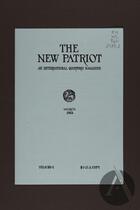 Wilcox Collection of Contemporary Political Movements, The New Patriot flier