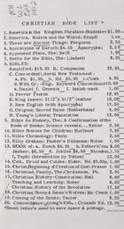 A Christian Book List