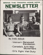 Wilcox Collection of Contemporary Political Movements, Volume 1, Issue 12, Bring the Troops Home Now Newsletter, Vol. 1, no. 12