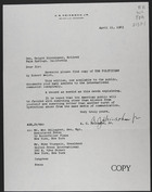 A.G. Heinsohn to Dwight Eisenhower, April 11, 1963