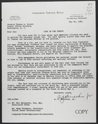 A.G. Heinsohn to Thomas W. Kuchel, May 20, 1963