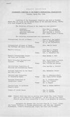 Draft Minutes of the Disarmament Committee of Women's International Organisations, Thursday, March 8, 1932 at 3 P.M.