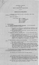 Minutes of the Board Meeting of the Disarmament Committee of Women's International Organisations, Wednesday, April 13, 1932, 10 A.M.