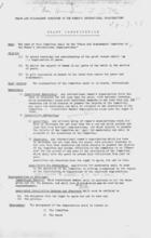 Draft Constitution: Peace and Disarmament Committee of the Women's International Organisations, July 29th, 1936