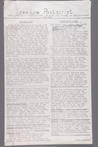 Freedom Postscript, June 1965