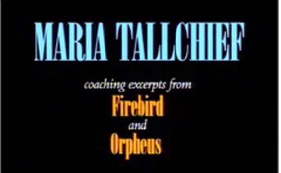 Balanchine Foundation Video Archives Maria Tallchief Coaching Excerpts From Firebird And Orpheus Firebird Berceuse Eurydice S Solo Alexander Street A Proquest Company