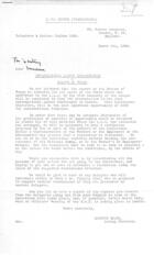 Letter from Dorothy Evans to the International Labour Organisation, March 5, 1938