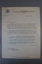 Letter from James A. Donovan, Jr. to Edith Sampson, June 20, 1952