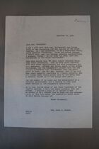 Letter from Louise Backus to Eunice Nieukerke, December 15, 1971; with, Enclosure: : Drafted letter, Backus to Helen Baker, 12 December 1971
