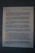 Letter from Anna Lord Strauss to the Committee of Correspondence, October 6, 1958