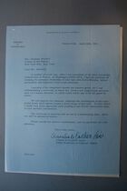 Letter from Amailia de Castillo Ledon to Jonathan Mitchell, April 26, 1963; and, Mitchell to Ledon, 28 September 1963, Re: Doris Stevens' death