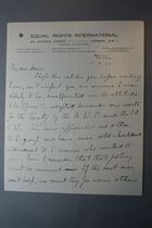Letter from Helen Archdale to Doris Stevens, August 5, 1931