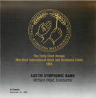 The 43rd Annual Midwest Clinic, 1989: Austin Symphonic Band