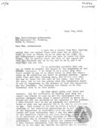 Letter from Dorothy Kenyon to Marie Helene LaFaucheux, July 7, 1948
