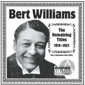 Bert Williams (1915-1921)
