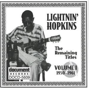 Lightnin' Hopkins Vol. 1 (1950-1961)