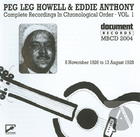 Peg Leg Howell & Eddie Anthony Vol. 1 (1926-1928)
