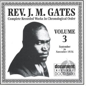 Rev. J.M. Gates Vol. 3 (Sept. - Nov. 1926)