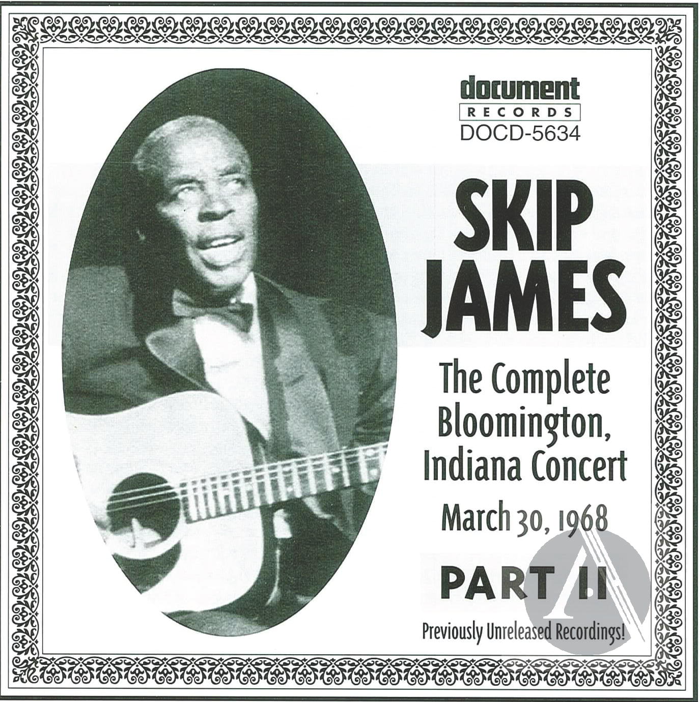 Skip James Live Vol. 3 Bloomington 1968 Part 2 | Alexander Street
