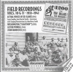 Field Recordings Vol. 10 & 11, 1933-1941