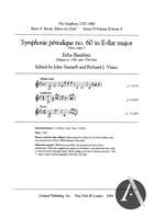 Symphonie périodique No. 60, E Flat Major