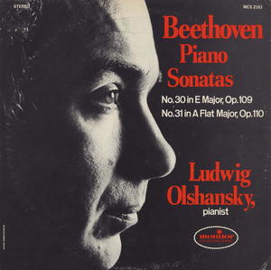Beethoven Piano Sonatas Nos. 30 and 31