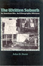 The Written Suburb: An American Site, An Ethnographic Dilemma