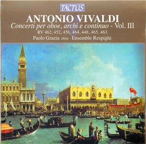 Concerti per oboe, archi e continuo - Vol. III