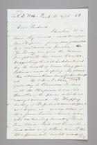 Letter from Sarah Pugh to Richard D. Webb, September 25, 1852