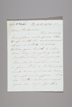 Letter from Sarah Pugh to Richard D. Webb, October 24, 1852