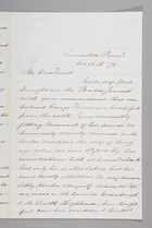 Letter from Sarah Pugh to William Lloyd Garrison, October 18, 1878