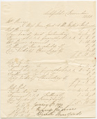 Account for school fees to Mrs. Borrow from Miss Mountford and the Misses Holmes, Litchfield, December 1, 1838