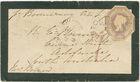 Addressed envelope to Mr. Borrow, May 8, 1855