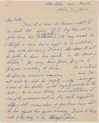 Handwritten extracts from letter from Lindsay Leake to John Leake