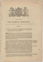 Anno Quinto Victoriae Reginae: No. 1: An Act for giving Relief to Imprisoned Insolvent Debtors and to make provision for the Administration of the Estates of Insolvent Debtors in South Australia