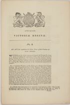 Anno Quinto Victoriae Reginae: No. 3: An Act for regulating the Police Force of the Province of South Australia