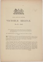 Anno Sexto et Septimo Victoriae Reginae: No. 11 - 1843: An Ordinance to facilitate the Recovery of Debts in certain Cases