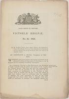 Anno Sexto et Septimo Victoriae Reginae: No. 15 - 1843: An Ordinance to Facilitate Conveyances of Real Estate