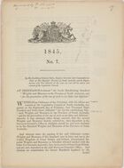 1845 - No. 7: An Ordinance to amend 