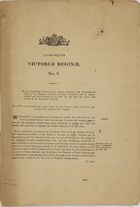 Anno Sexto Victoriae Reginae: No. 8: An Act for protecting the waste Lands of the Crown in South Australian from encroachment intrusion and trespass