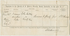Baptism Certificate of Travers Cornelius Eales Borrow, born 4 July 1881, registered 13/8/1881