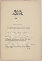 1845 - No. 8: An Ordinance for adopting a certain Act of Parliament, intituled 