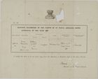 Baptism certificate for Grace Marianne Sheppard, daughter of William Tyndall and Emma Sheppard