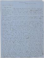Letter from F.W. Cox to William Tyndall Sheppard on religious matters