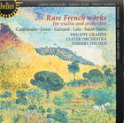 Rare French works for violin & orchestra
